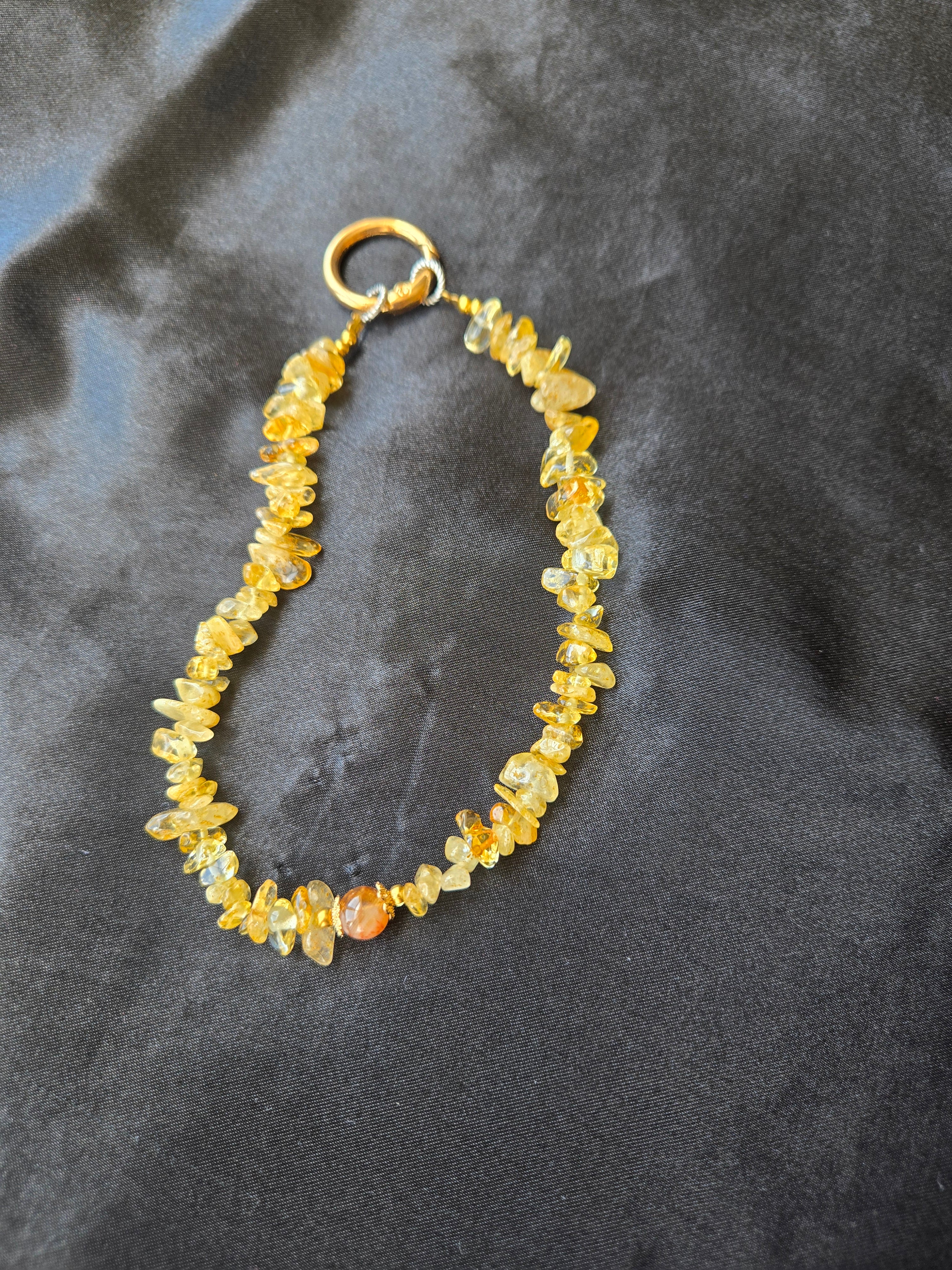 Citrine Phone Charm