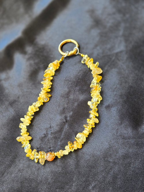 Citrine Phone Charm