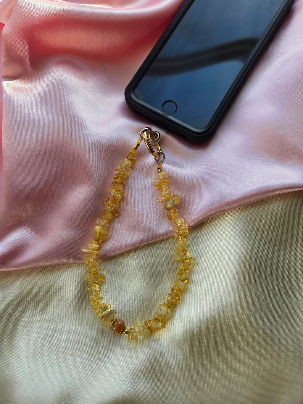 Citrine Phone Charm