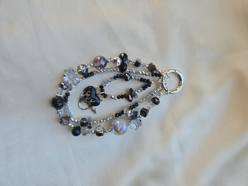 Midnight Heart Phone Charm