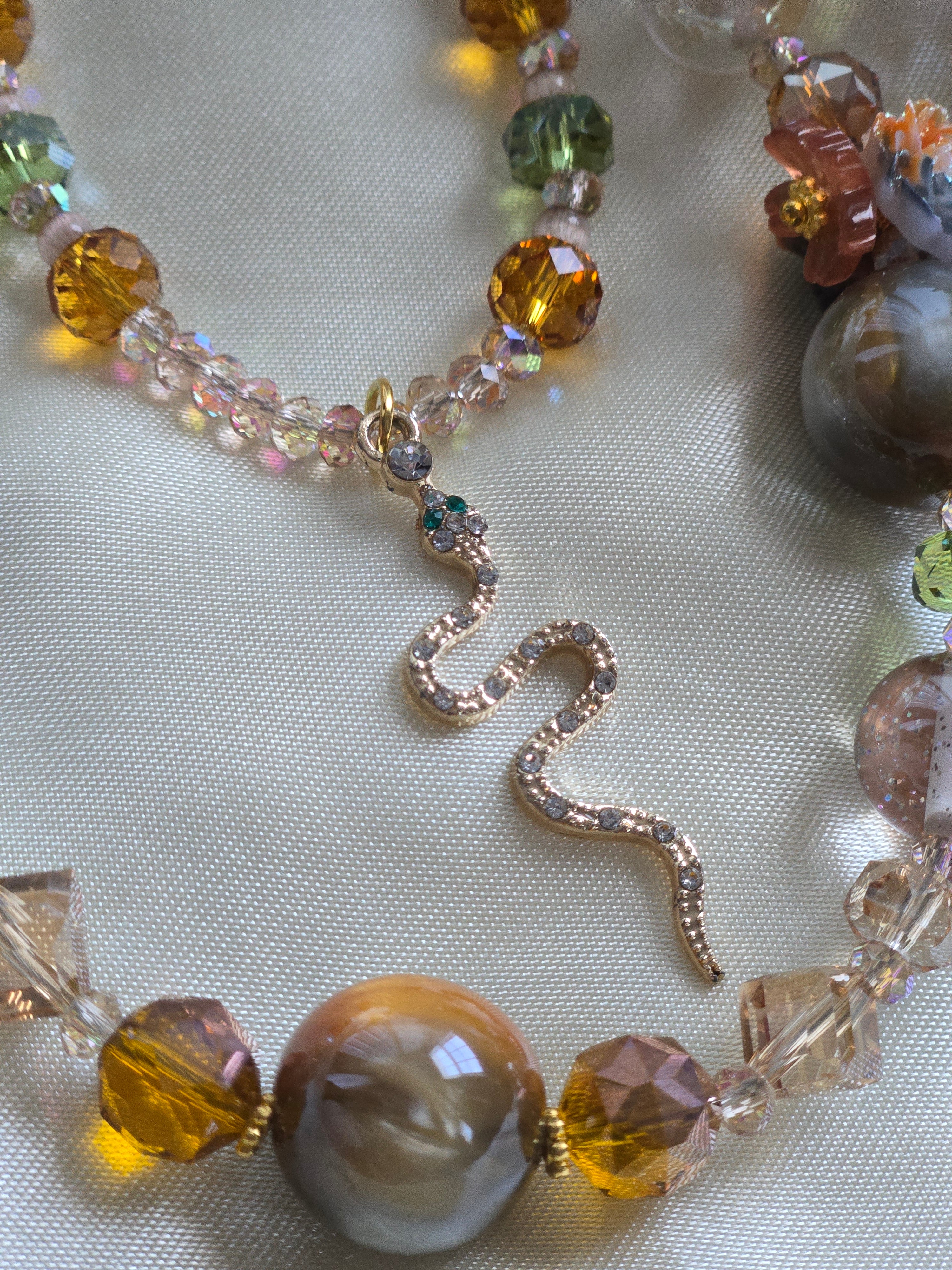 Garden Snake Phone Charm