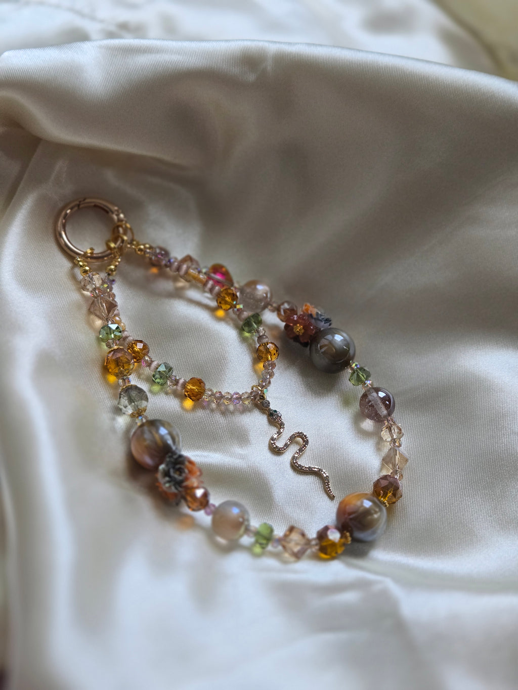 Garden Snake Phone Charm