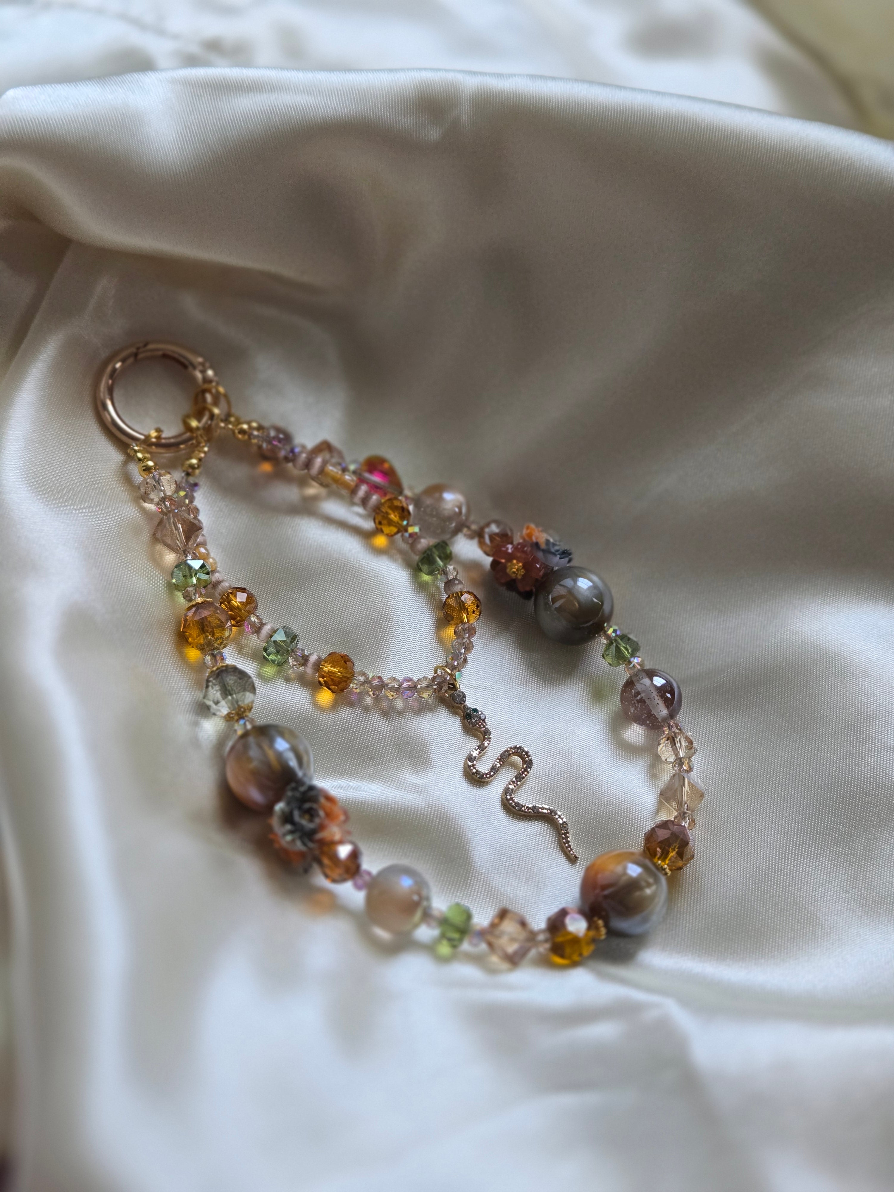 Garden Snake Phone Charm
