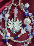 Moonlit Kitsune Phone Charm