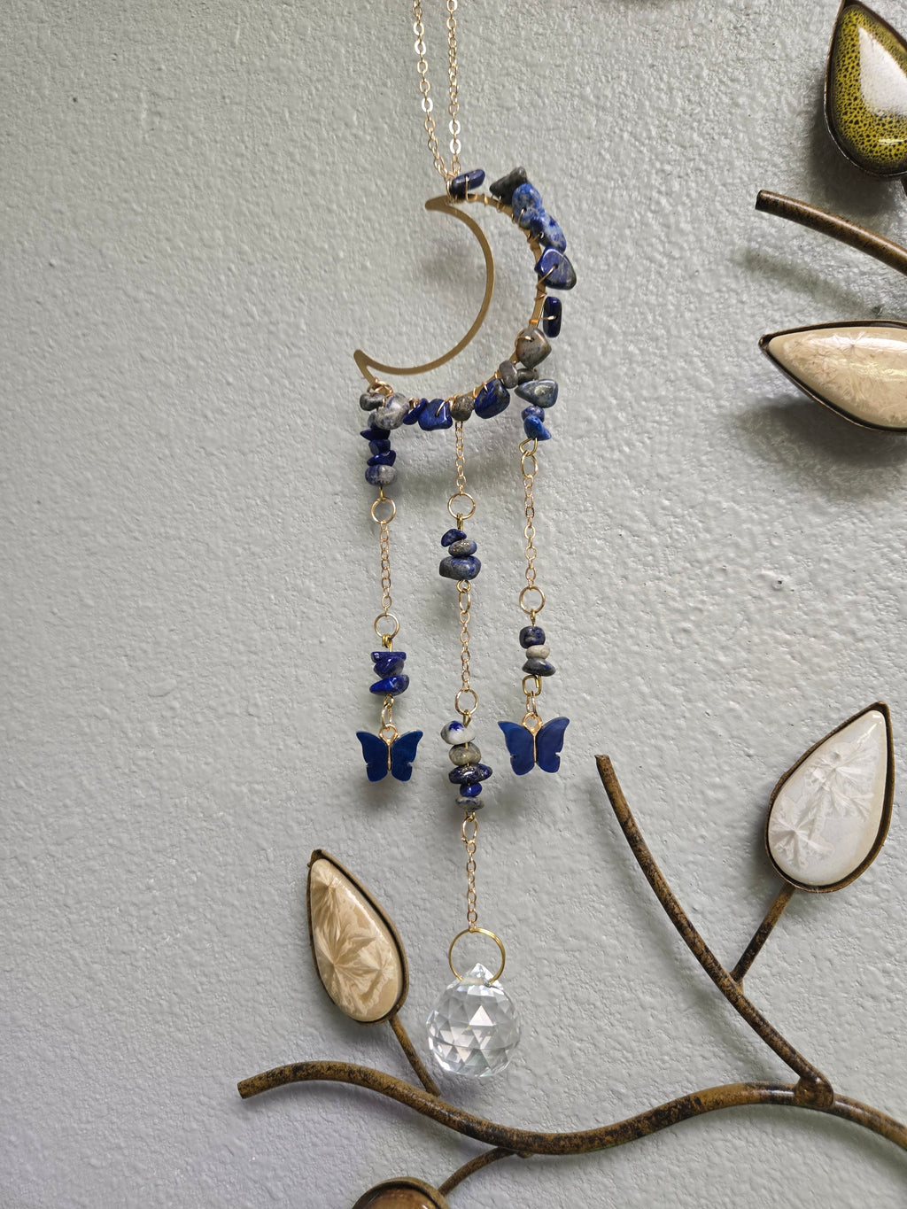Lapis Butterfly Suncatcher
