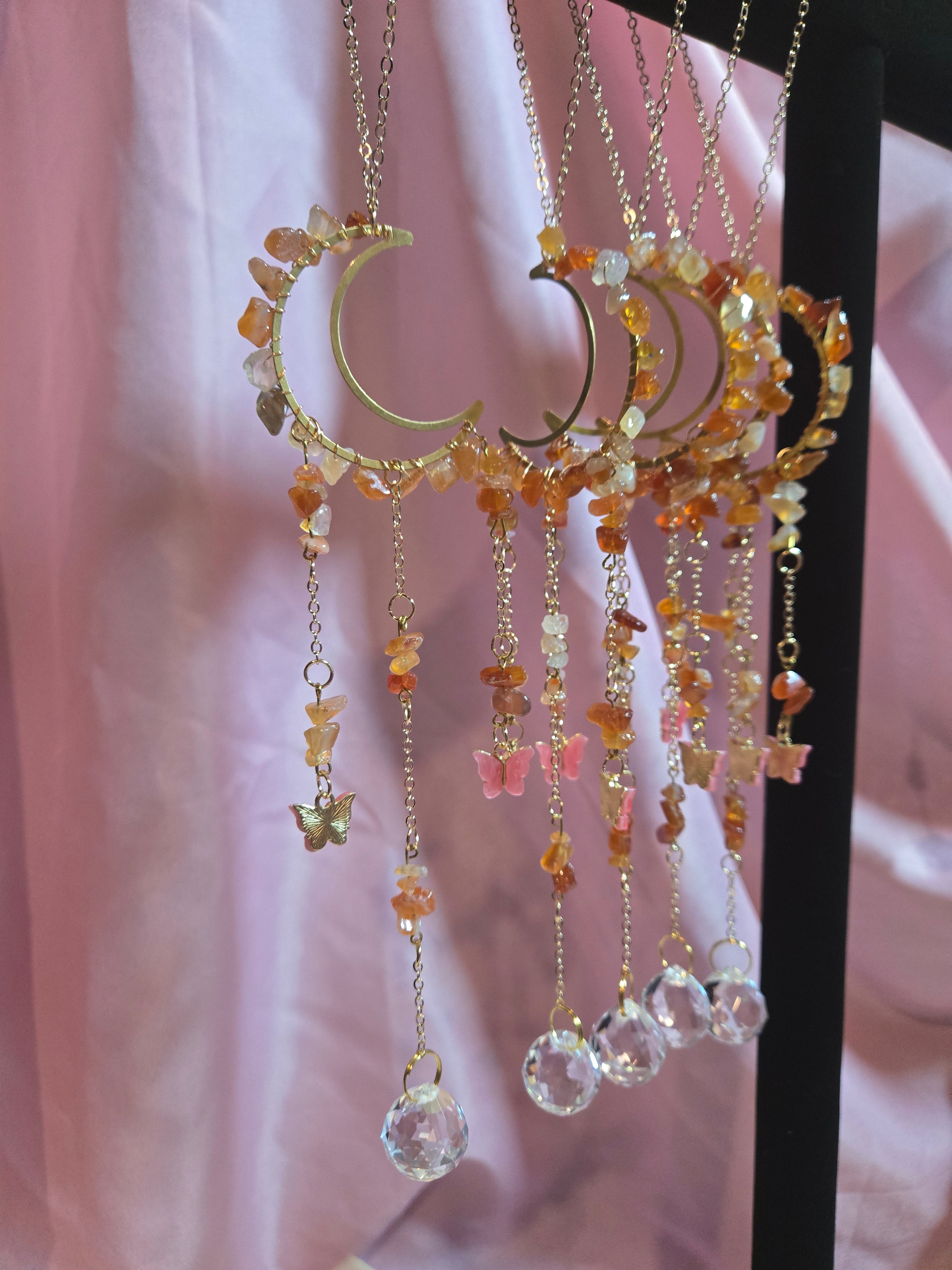 Carnelian Butterfly Suncatcher