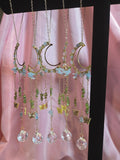Peridot and Aquamarine Butterfly Suncatcher